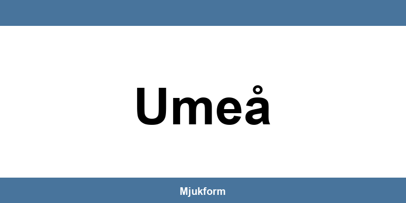Kontakt med Weekday-butik i Umeå